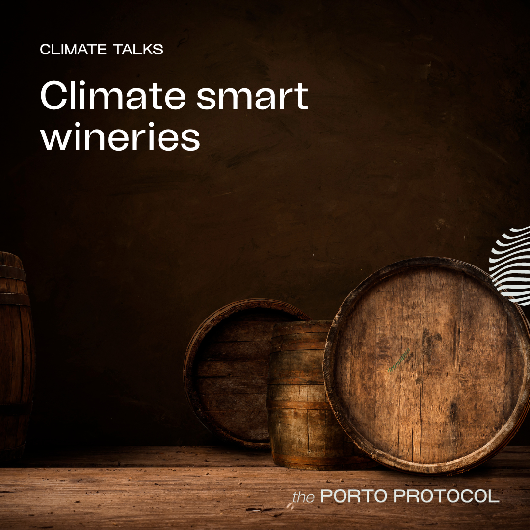 Climate Smart Wineries: Robert Eden, Sion Barnsley, Victoria Gonzalez-Gordon, Hugo Azevedo and Wendy Cameron