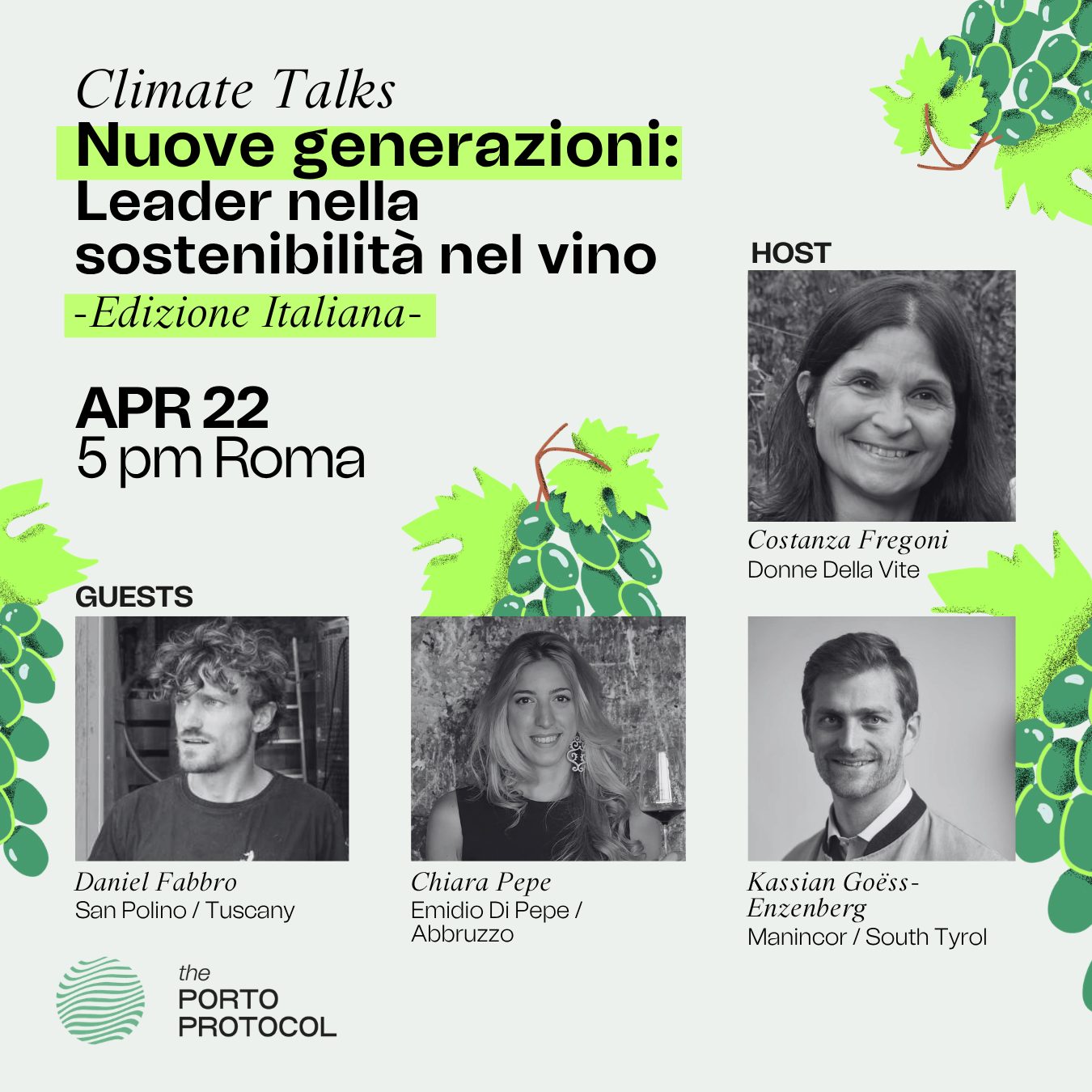 Nuove Generazioni: leader nella sostenibilità nel vino