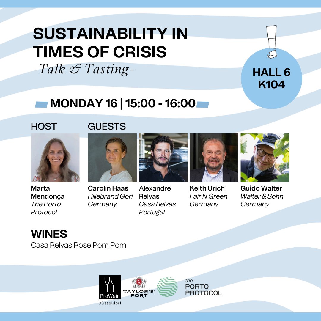 Sustainability in Time of Crisis: Talk & Tasting