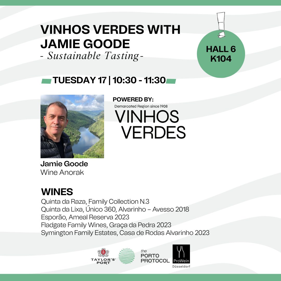 VINHOS VERDES WITH JAMIE GOODE - sustainable tasting