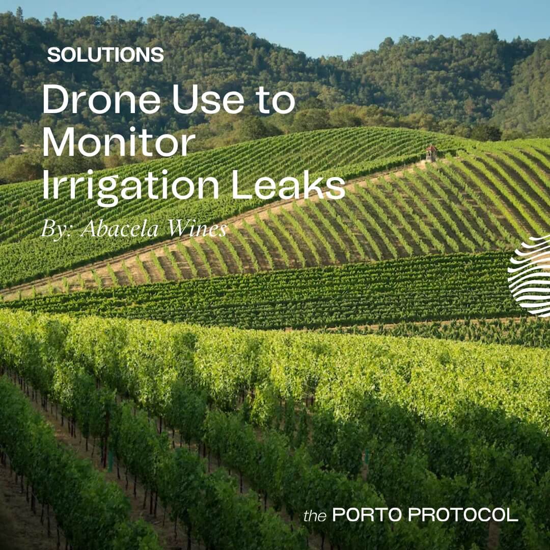 Drone Use to Monitor Irrigation Leaks by Abacela Wines